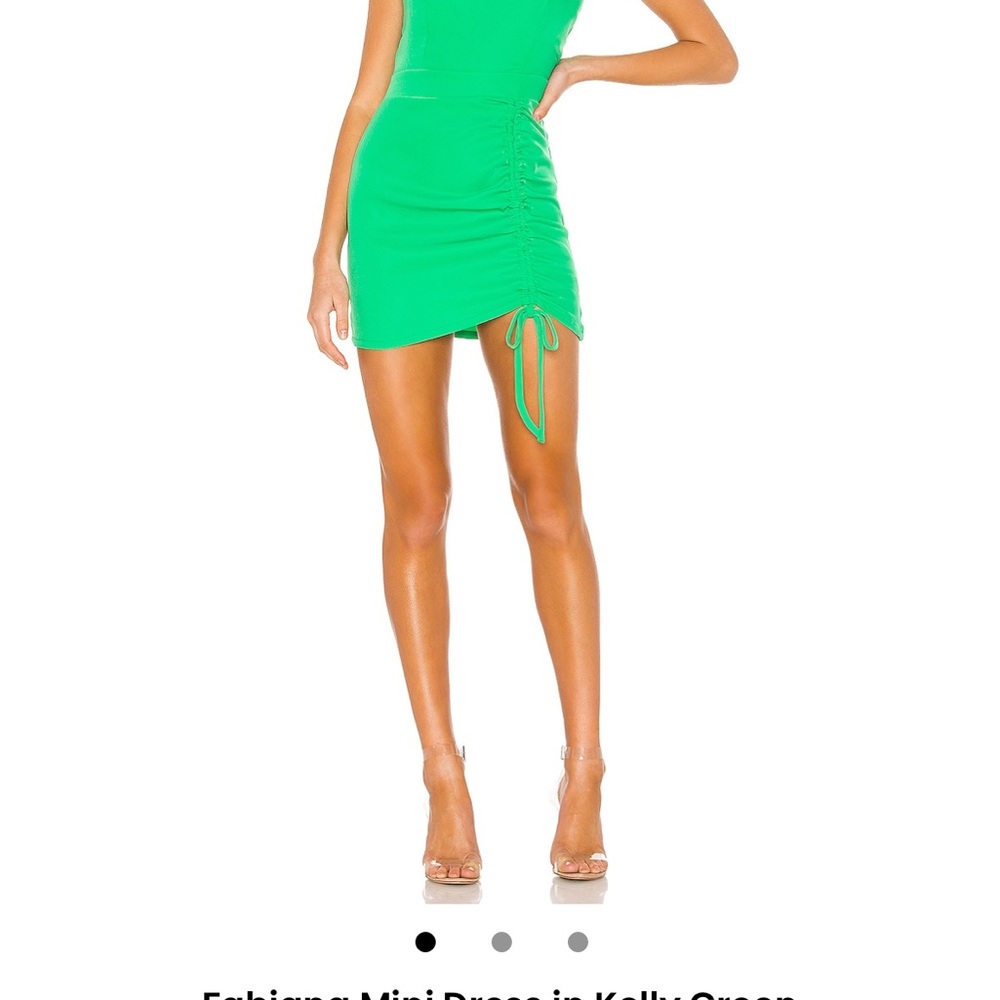 Superdown Kelly Green Mini Dress
